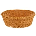 thumbnail image 4 of LABSERRON Plastic Bread Basket, 1Pc Rattan-Style Woven Storage Basket for Kitchen, Home Decor, Coffee Table Organizer, 4 of 10