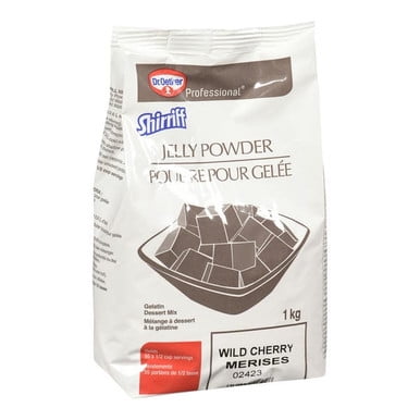 Dr Oetker Shirriff Gelatin Cherry Wild Powder 1 KG/2.2 lbs