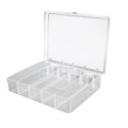 thumbnail image 2 of Agiferg Plastic Fishing Lure Bait Hook Tackle Storage Box Case Container 5 Compartments, 2 of 8