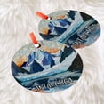 thumbnail image 3 of Custom Antarctica Ornament |Faux |Unique Souvenir |Vacation Travel Gift | Holiday Anniversary |Christmas Decor, Holiday Keepsake, Xmas Tree Hanging Decoration, Seasonal Gift Idea,, 3 of 5