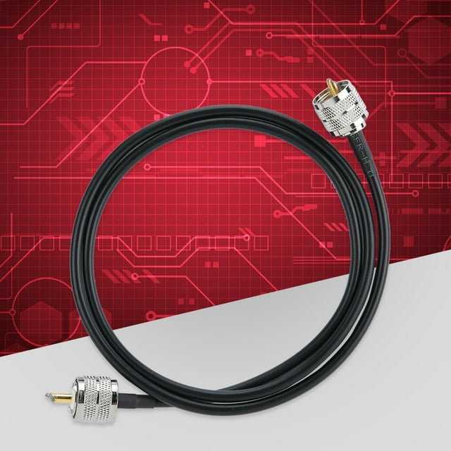 Coaxial Cable, SMA Antenna Adapter Rg58 Coaxial UHF Pl259 For Car Video Antenna For Router Card Adapter