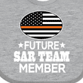 thumbnail image 4 of Inktastic Future Sar Team Search and Rescue Member Boys or Girls Baby Bib, 4 of 4