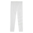 thumbnail image 4 of YEAHDOR Kids Girls Ice Skating Pants Shiny Rhinestones Exercise Training Trousers Acrobatics Leggings White 12, 4 of 7