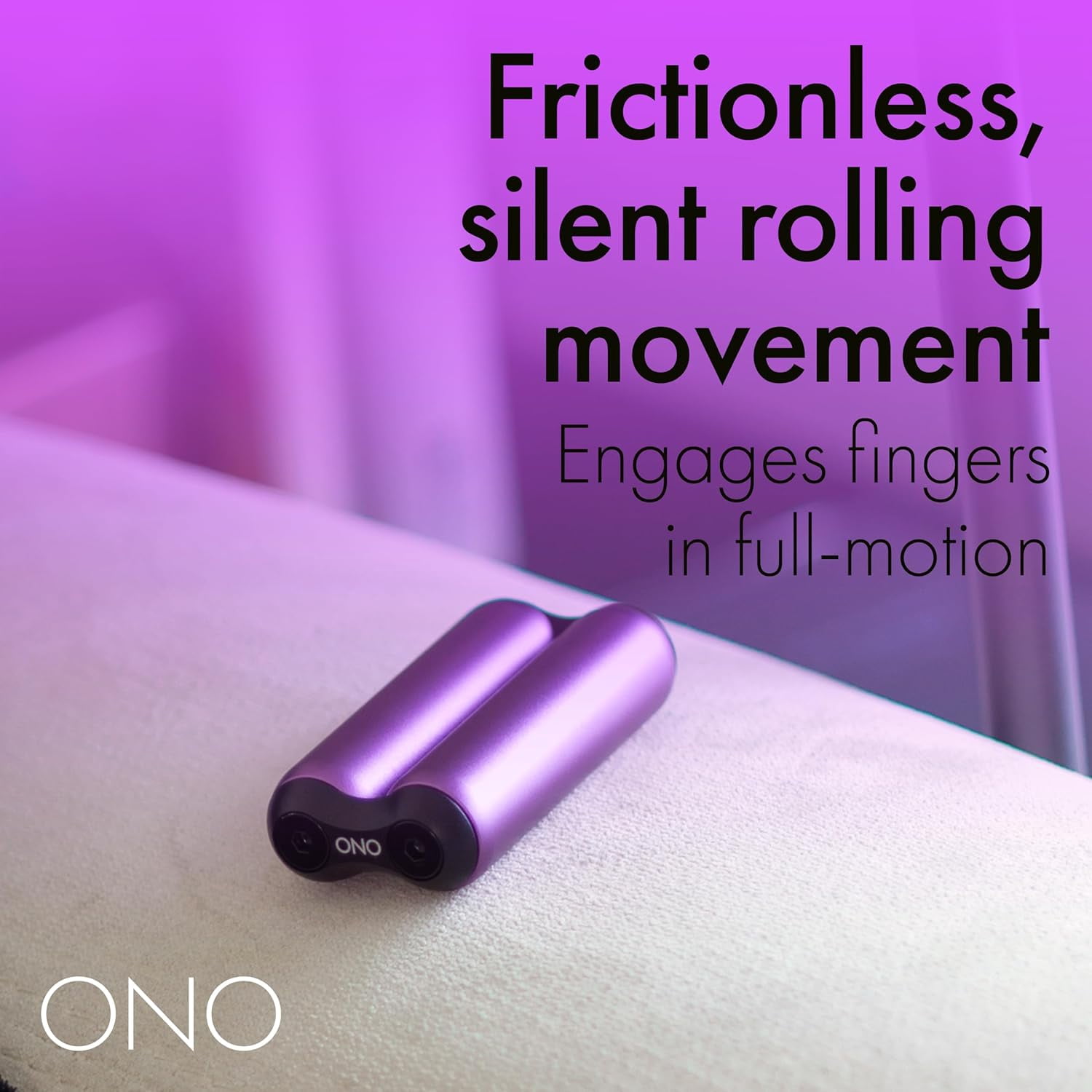 Purple Junior ONO Roller - Handheld Fidget Toy for Adults | Help Relieve Stress, Anxiety, Tension | Promotes Focus, Clarity | Compact, Portable Design