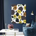thumbnail image 5 of Kdxio Sunflowers Country Pattern Canvas Wall Art 12x16 Inches - Waterproof HD Print Solid Wood Frame for Living Room & Bathroom,Vertical, 5 of 8