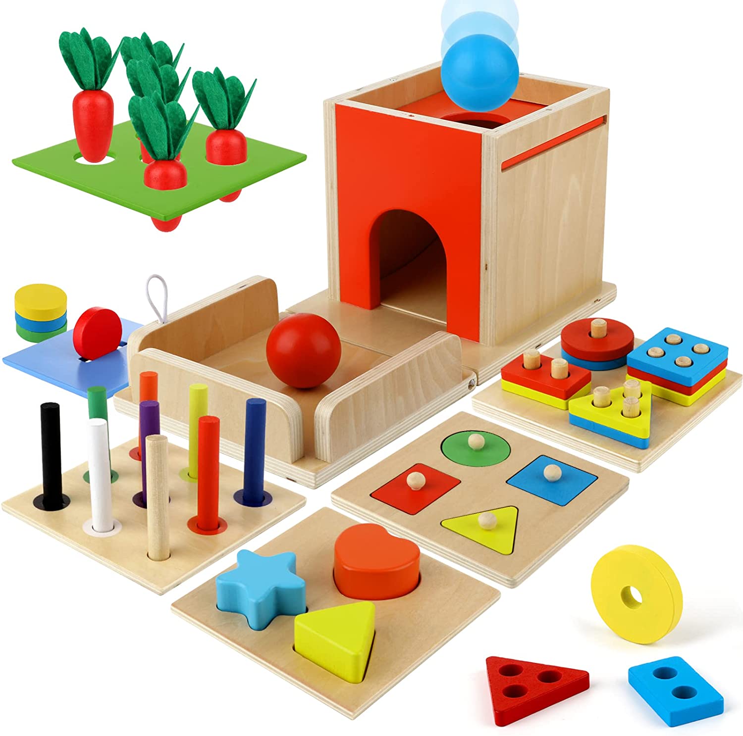 Smartwo Double sided Montessori Activities Busy Board For Toddlers smartwo-double-sided-montessori-activities-busy-board-for-toddlers