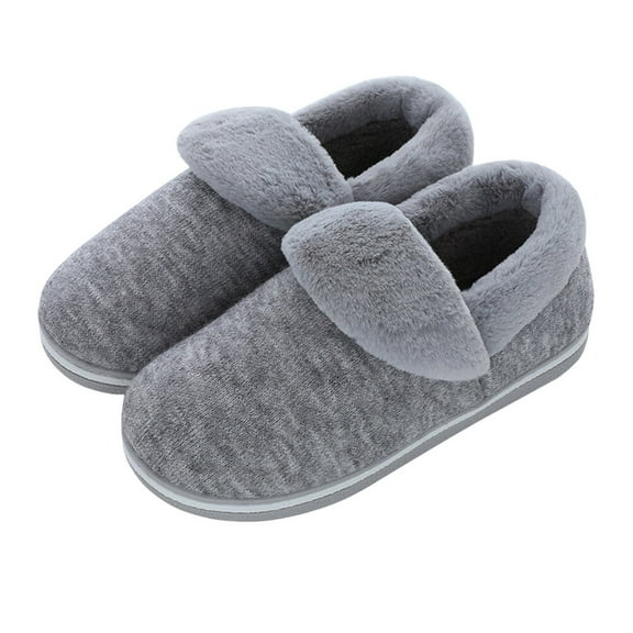 WHAMVOX  for Indoor Warm Cotton Shoes Gift Slippers Thick Man