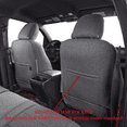 thumbnail image 6 of coverdream Custom Seat Covers Custom Fit Toyota Tundra Extended Cab and Double Cab 2014 2015 2016 2017 2018 2019 2020 2021 Models - Polyester (Gray,Full Set), 6 of 7