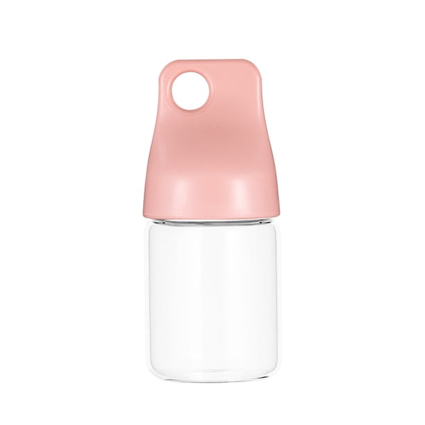 Botella de Agua Bewildely 280ml Vidrio Rosa
