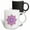 Multicolor, variant on 3drose, Geometrical Isolated Colorful Stone Ornament Star Shape, 11oz Two-tone Yellow Mug
