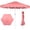 Flamingo Pink, variant on Best Choice Products 7.5ft Patio Market Umbrella with Wavy Trim, Fade-Resistant, Crank & Tilt, Wind Vent - Sage Green