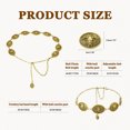 thumbnail image 5 of Wowstyle Western Belt Hat Band Women Cowboy Chain Belts Adjustable Cowgirl Hat Straps Dress Waistband Rodeo Outfits Accessories, 5 of 7