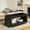 Black, variant on GUNAITO Lift Top Coffee Table with Storage, Wooden Convertible Coffee Table for Living Room, Center Table, Natural wood
