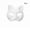 White, variant on DIY Face,Halloween Fox Camouflage White Paper Blank Camouflage DIY Animal Unpainted Craft Camouflage for Cosplay Masquerade Parties Costume Accessory for Mardi Gras,Masquerade,Halloween Party