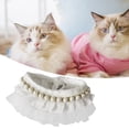 thumbnail image 2 of Dog Bandana and Pearl Lace Neckerchief - Fashionable Scarfs and Bibs for Small, Medium, and Large Pets, Perfect Accessories for Dogs and Cats, 2 of 7