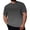 Dark Gray, variant on Mens Gradient Print Crew Neck Short Sleeve Tee Plus Size Casual Fashion Summer Top