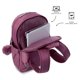 thumbnail image 5 of TOTTO Mochila Mediana para Mujer Porta Laptop 14 Repelente a Líquidos | Escuela - Oficina - Viaje |  vino M, 5 of 7
