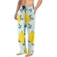 thumbnail image 5 of FREEAMG Lemon Cotton Pajama Pant for Men, Super Soft Lightweight Lounge Pajama Bottoms Drawstring Sleepwear Pant with 2 Pockets, 5 of 7