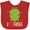 Red, variant on Inktastic I Love Frogs Gift Boys or Girls Baby Bib