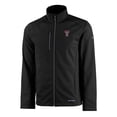 thumbnail image 2 of Men's Cutter & Buck  Black Texas Tech Red Raiders Evoke Eco Softshell Recycled Full-Zip Jacket, 2 of 3
