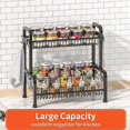thumbnail image 2 of Spice Rack, Countertop Spice Rack Organizer 2 Tier Kitchen Spice Rack, 2 of 5