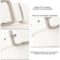 thumbnail image 4 of HUGFEGWE Ceinture en Cuir PU pour Femmes Réglable Lignes de Couture Fines Mode Décontractée Boucle à Ardillon pour Pantalon Robe CJB91-76340, 4 of 5