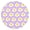 Cooking, variant on Round Tablecloth Fitted Waterproof, Artistic Geometric Retro Style Vinyl, Elastic Edge, Backed, Spill-Proof for Kitchen Dining Patio
