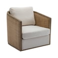 thumbnail image 3 of MAYEERTY Swivel Barrel Chair, Comfy Round Accent Sofa Chair for Living Room, 360 Degree Swivel Leisure Arm Chair for Nursery (Beige Boucle), 3 of 18