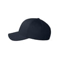 thumbnail image 4 of Flexfit 6-Panel Structured Mid-Profile Cotton Twill Cap (5001) Navy, L-XL, 4 of 5