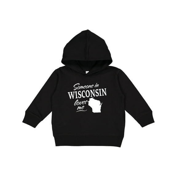 Inktastic Someone in Wisconsin Loves Me Toddler Hoodie