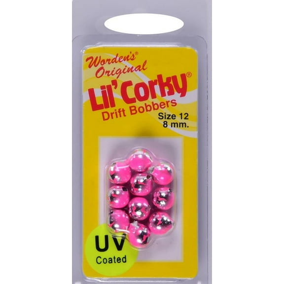 Yakima Bait Worden's Lil' Corky 5/16" Drift Bobbers Fishing Lures, 10-Count