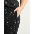 thumbnail image 2 of Joyspun Women's and Women’s Plus Sleep Tee and Joggers Pajama Set, 2-Piece, Sizes XS to 3X, 2 of 4