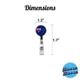 thumbnail image 4 of Australia Country Flag Retractable Reel ID Badge Key Card Name Tag Holder with Clip, 4 of 7