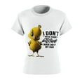 thumbnail image 3 of Funny "Don't need your Attitude" Women's AOP Cut & Sew Tee Size: XS-2XL, 3 of 6