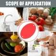 thumbnail image 2 of Milisten Silicone Trivet for Kitchen Red Heat Resistant Mat 1Pack, 2 of 8