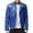 Blue, variant on Fgnfyis Leather Jackets for Men Autumn Winter Leisure One Button Business Suit Style Jacket Mens Coat Black L