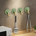 thumbnail image 4 of Miogawg Adhesive Towel Hooks/Bathroom Hooks, Self Adhesive Hooks Heavy Duty Coat Hooks, Non-Punching For Hanging Robes Clothes Hats Stick On Kitchen Bedroom Wall Door, 4 of 6