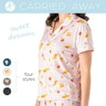 thumbnail image 3 of Hello Mello Carried Away Lounge Short Sleeve Pajama Tops, Sweet Dreams Medium/Large (Women's), 3 of 10