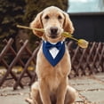 thumbnail image 5 of Ailezt Dog Bow Tie, Tuxedo Bowtie with Adjustable Collar Cute Pet Collar Elegant Bowtie with Hook and Loop for Pet Wedding Bandana Birthdays Gift, 5 of 5