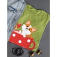 thumbnail image 3 of Cute Corgi In A Mug T-Shirt Women -Image by Shutterstock, Female Large, 3 of 4