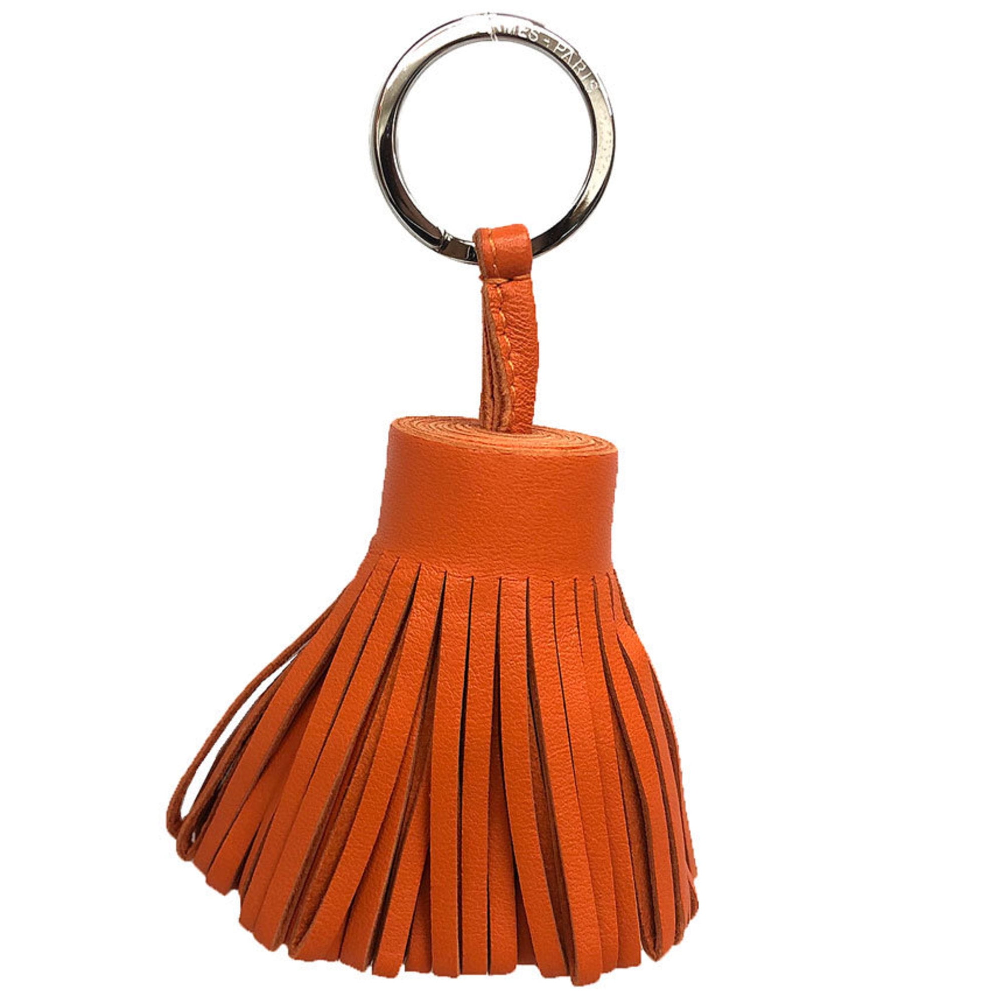 Pre-Owned Hermes Herms Carmen Key Ring, Porte-Cles Agneaumilo, 327108A-9J, Charm,...