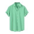 thumbnail image 1 of Hawaiian Shirt For Men, Men's Vintage Button Down Bowling Shirts Short Sleeve Summer Beach Shirt 2XL, 1 of 4