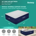thumbnail image 3 of Bestway Tritech Air Mattress King 24" with Built-in AC Pump Included, 3 of 9