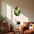 thumbnail image 5 of Canvas Wall Art Elegant Palm Leaf Print Modern Calm Airy Aesthetic Oval Framed Canvas Prints Vintage Wall Hanging Decor for Home Decorations 8.6"x11.4", 5 of 7