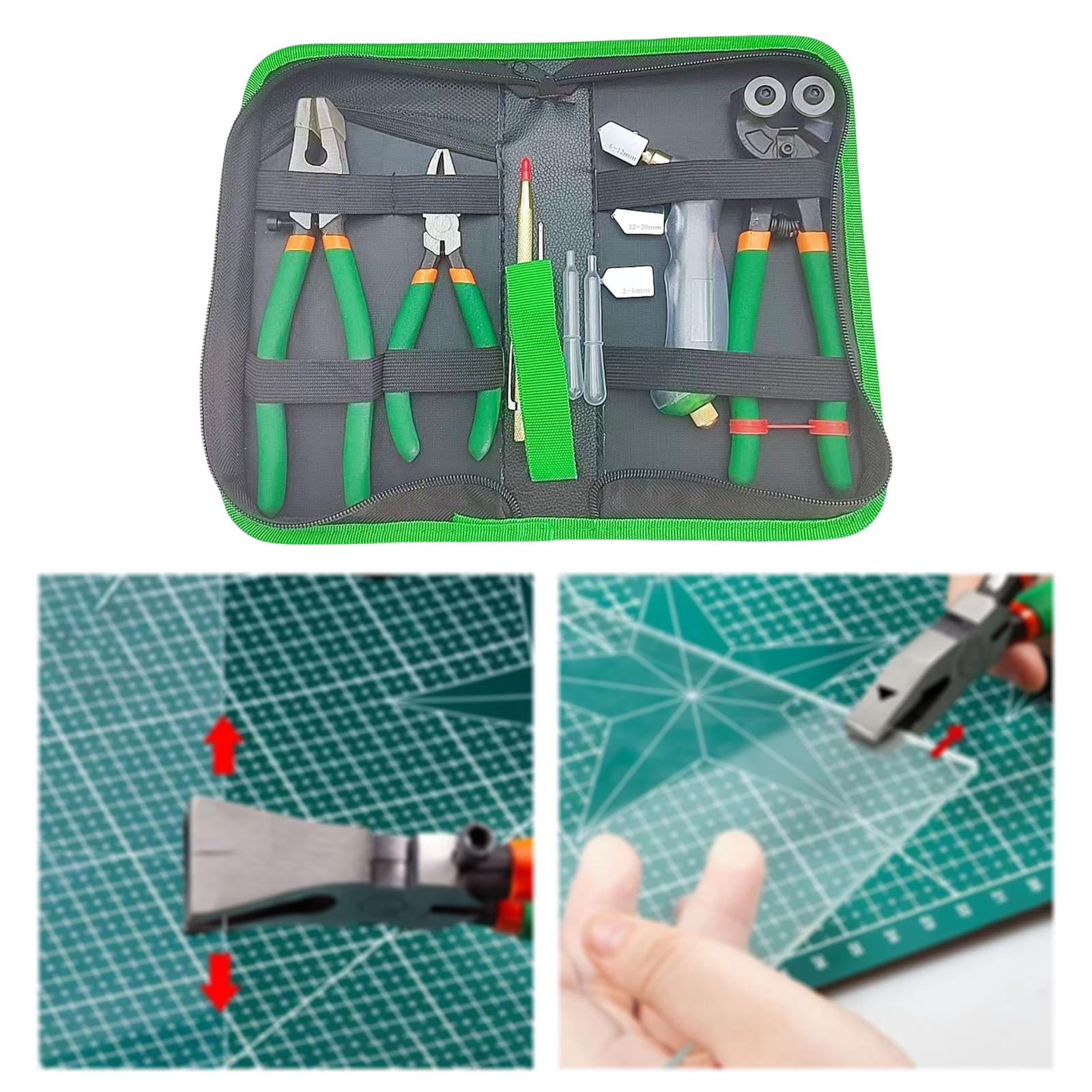 FVDPWYE Glass Cutter Tool Glass Breaking Pliers Ergonomic Handle Heavy Duty Breaker Tile set