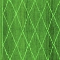 thumbnail image 1 of Ahgly Company Indoor Square Abstract Green Modern Area Rugs, 4' Square, 1 of 4