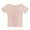 Pink, variant on Crop Tops for Girls Short Sleeve Shirt Summer Square Neck Slim Fit Basic Tees Kids T-Shirts for Girls Fashionable Tween Girls Trendy Clothes