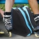 thumbnail image 5 of Bolsas para patines, bolsa para zapatos de patinaje, organizador transpirable, bolso de mano para mujer y hombre, para patines azul, 5 of 7