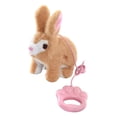 thumbnail image 2 of Conejo eléctrico de peluche que camina, juguete musical, , repite lo que dices, mascota electrónica interactiva para niños, regalo de cumpleaños Marrón, 2 of 9