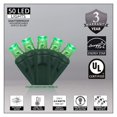 thumbnail image 2 of saney 50 5mm LED Green Christmas Lights, 6" Spacing, 25' String Lights St. Patricks Day Lights Christmas String Lights Mini Lights Decorations Outdoor, 2 of 5